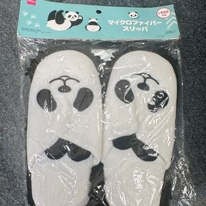 The Daiso Microfiber Slippers new unopened packaging. ,